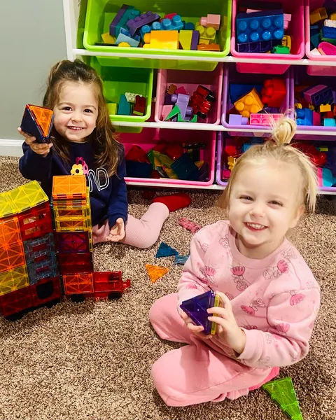Children enjoying a creative activity